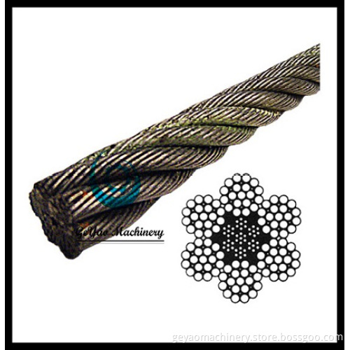 Bright Wire Rope EIPS IWRC - 6x19 Class (Lineal Foot)